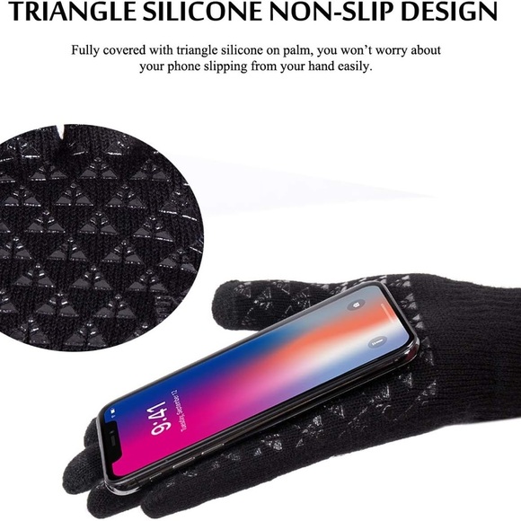 TRENDOUX Winter Gloves - Touch Screen Thermal Warm Knit Glove, Unisex- NWOT - Picture 5 of 8